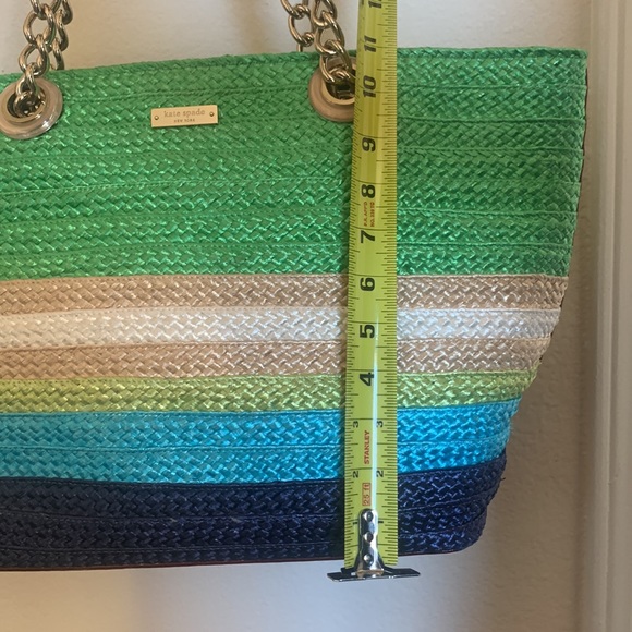 Kate Spade Striped Straw Tote - Picture 8 of 8